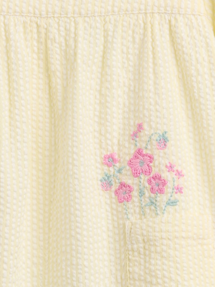 Gap Yellow Seersucker Outfit Set (0-24mths) - Image 3 of 3 Gap Yellow Seersucker Outfit Set (0-24mths) - Image 3 of 3