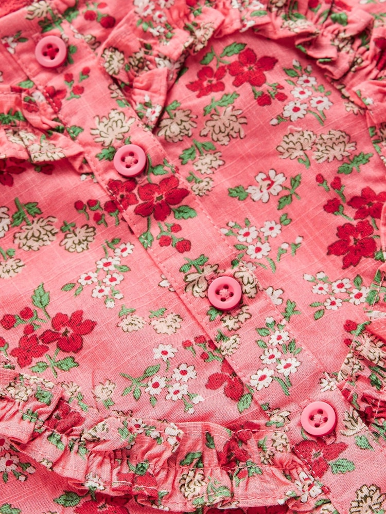 Boden Pink Pretty Ruffle Button Dress - Image 3 of 3