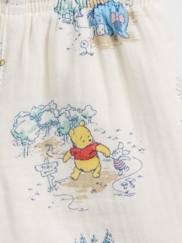 Gap Multi Winnie The Pooh Cotton Gauze Outfit Set (0-24mths) - Image 4 of 4