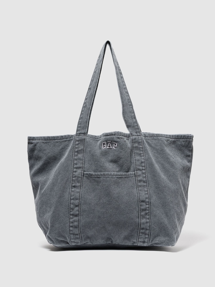 Gap Black Logo Tote Bag - Image 1 of 6