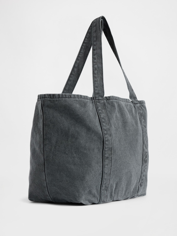 Gap Black Logo Tote Bag - Image 2 of 6