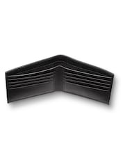 Charles Tyrwhitt Black Grain Leather Bi-Fold Wallet - Image 3 of 4