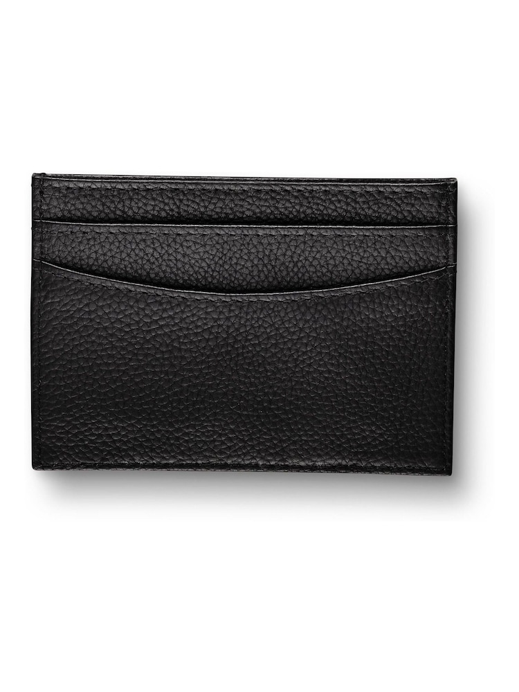 Charles Tyrwhitt Black Grain Leather Card Holder - Image 2 of 4 Charles Tyrwhitt Black Grain Leather Card Holder - Image 2 of 4