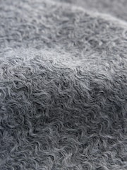 Grey Short Coatigan Scarf Jacket - Image 10 of 10