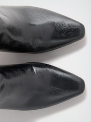 Lipsy Faux Patent Leather Cone Heel Ankle Boots - Εικόνα 6 από 7