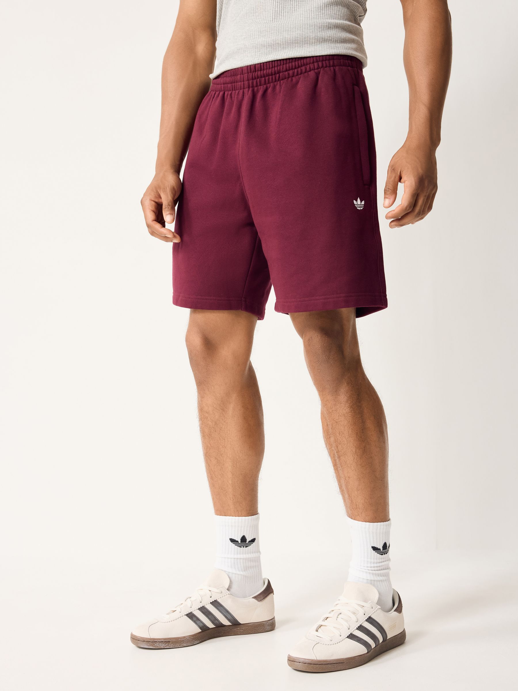 Buy adidas Originals Burgundy Essentials Shorts from Next USA