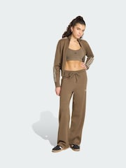 adidas Originals Brown Firebird Knit Trousers - Image 1 of 5