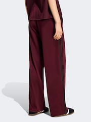 adidas Originals Maroon Red Firebird Loose Trousers - Image 2 of 5