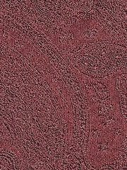 MOSS Burgundy Wedding Paisley Pocket Square - Image 4 of 4