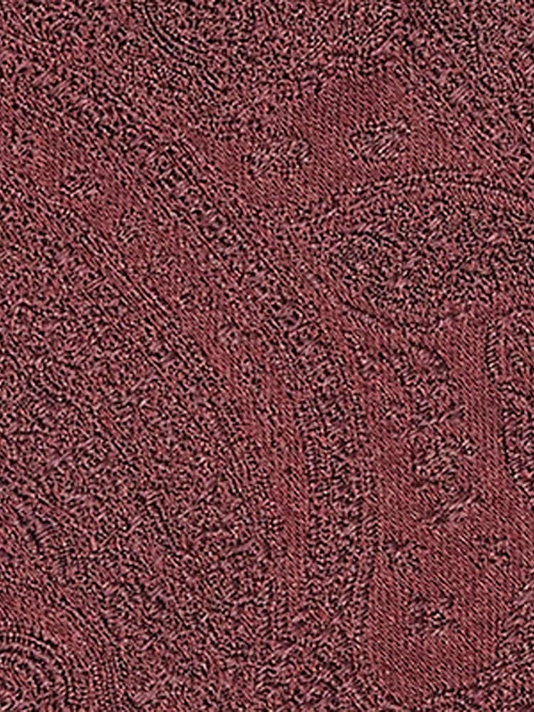 MOSS Burgundy Wedding Paisley Pocket Square - Image 4 of 4