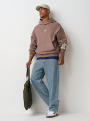 adidas Beige Kit 3-Stripes Hoodie - Image 2 of 5