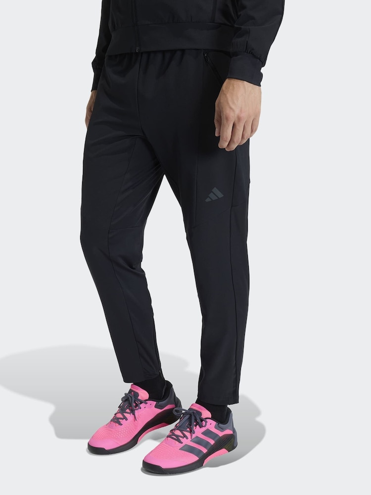 adidas Black Joggers - Image 1 of 7