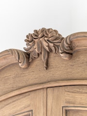 Gallery Home Light Wood Chic 2 Door Wardrobe Weathered - Image 7 of 8