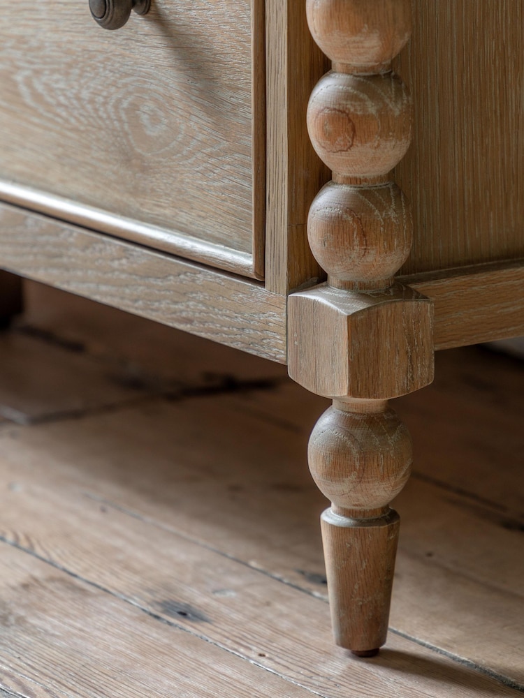Gallery Home Natural Alston 7 Drawer Oak Chest - Image 2 of 8 Gallery Home Natural Alston 7 Drawer Oak Chest - Image 2 of 8