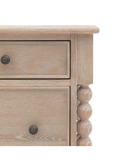 Gallery Home Natural Alston 7 Drawer Oak Chest - Image 4 of 8