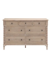 Gallery Home Natural Alston 7 Drawer Oak Chest - Image 8 of 8