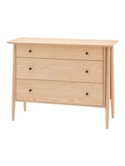 Gallery Home Natural Temara Oak 3 Drawer Chest - Image 6 of 8