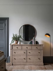 Gallery Home Natural Eastfield Solid Wood Pine 7 Drawer Chest - Image 1 of 8