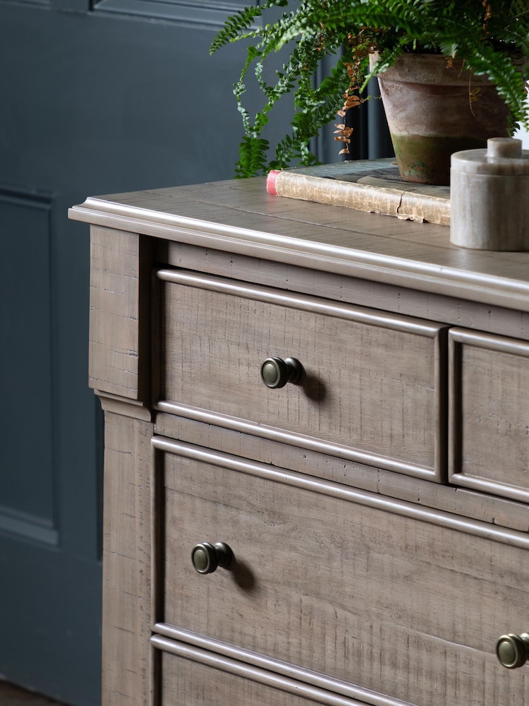 Gallery Home Natural Eastfield Solid Wood Pine 7 Drawer Chest - Image 2 of 8