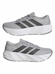 adidas Grey Galaxy 8 Running Trainers - Image 3 of 8
