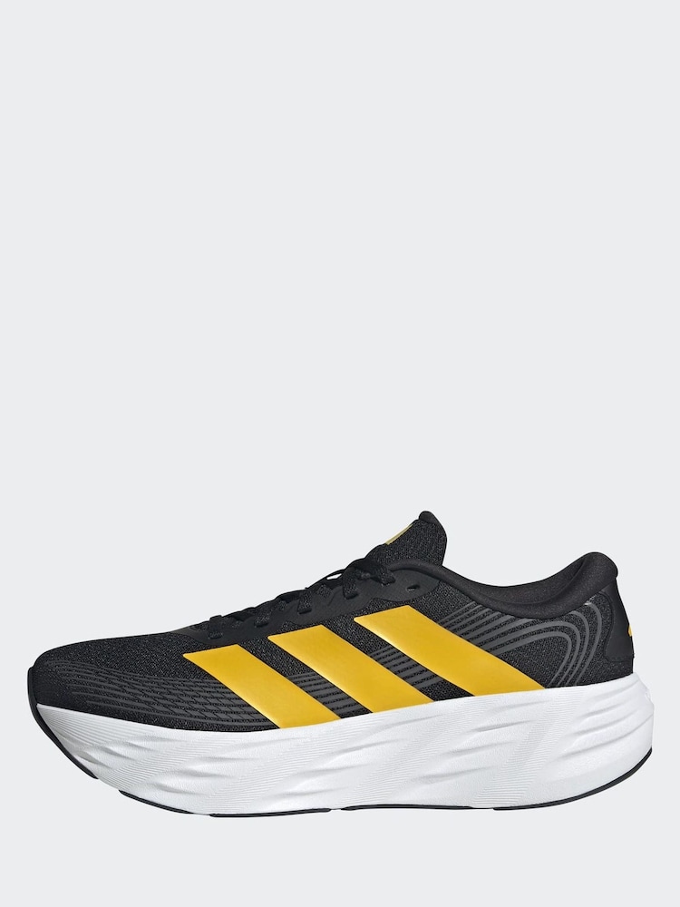 adidas Black/Yellow Galaxy 8 Running Trainers - Image 10 of 10 adidas Black/Yellow Galaxy 8 Running Trainers - Image 10 of 10