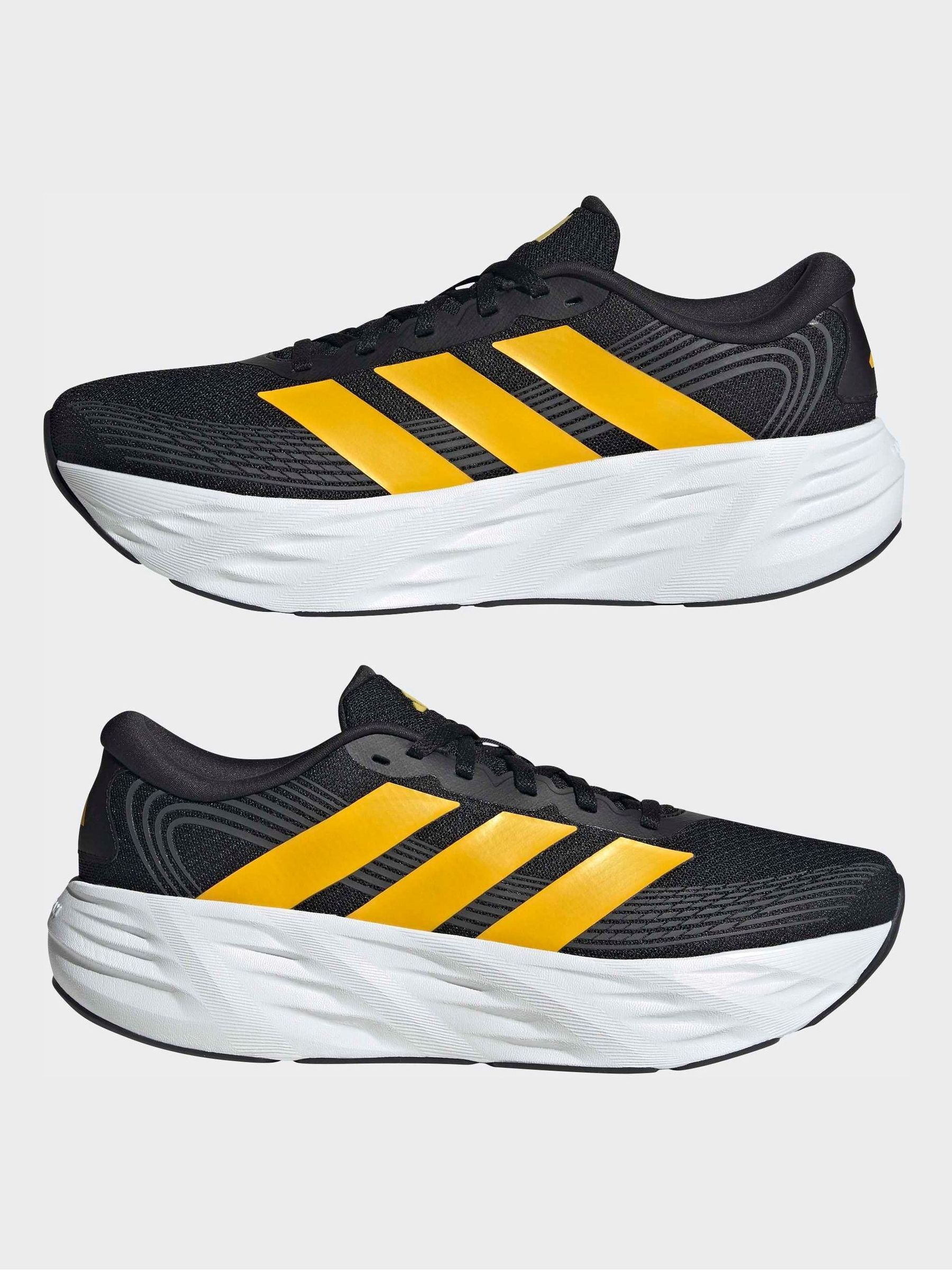 Next：日本 ブラック / イエロー - adidas ギャラクシー 8 ランニング