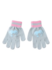 Peers Hardy Light Blue Stitch Marvel Hat, Scarf & Gloves Set 3 Piece - Image 4 of 5