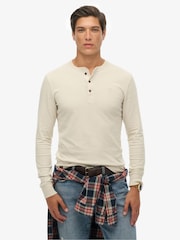 Superdry Nude Classic Essential Grandad Top - Image 1 of 6