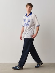 White Pepsi Football Polo Shirt - Image 2 of 8