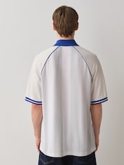 White Pepsi Football Polo Shirt - Image 4 of 8