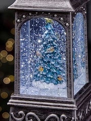 Premier Decorations Ltd 21cm BO Robins on Tree Glitter Water Spinner - Image 3 of 3