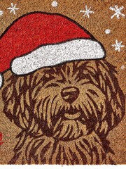 Premier Decorations Ltd 40 x 60cm Cockapoo with Merry Christmas Door Mat - Image 2 of 2
