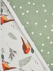 Premier Decorations Ltd 90cm Adult Robin Spot Double Oven Gloves - Image 2 of 2