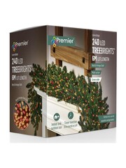 Premier Decorations Ltd Red Gold 240 LED Multifaction Tree Bright Lights - Image 2 of 4