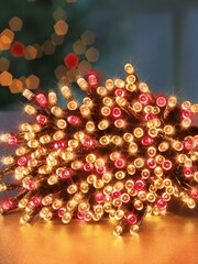 Premier Decorations Ltd Red Gold 240 LED Multifaction Tree Bright Lights - Image 3 of 4