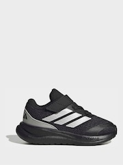 adidas Black/Silver Runfalcon 6 Infant Trainers - Image 2 of 10