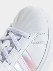 adidas White Streettalk Elastic Lace Trainers - Image 10 of 10