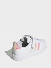 adidas White Streettalk Elastic Lace Trainers - Image 5 of 10
