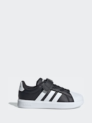 adidas Black Streettalk Trainers - Image 1 of 8