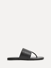 Negro - Linzi Amara Toe Post Flat Sandals - Imagen 3 de 6