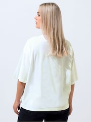 Yours Curve White Limited Graphic T-Shirt - Image 4 of 6