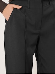 Long Tall Sally Black Wide Leg Seam Front Trousers - Image 2 of 5
