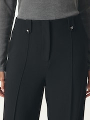 Qara - Tailored Hardware Detail Bootcut Trousers with Stretch - 9şəkildən 6 şəkil