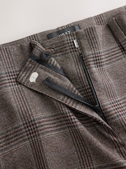 Brown Check Bootcut Tailored Trousers - Image 7 of 9