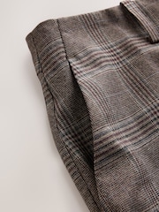 Brown Check Bootcut Tailored Trousers - Image 8 of 9