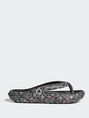 adidas Black Adilette lumia Fip Flop - Image 1 of 10