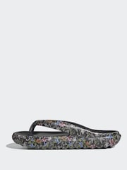adidas Black Adilette lumia Fip Flop - Image 2 of 10