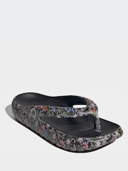 adidas Black Adilette lumia Fip Flop - Image 3 of 10