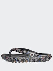 adidas Black Adilette lumia Fip Flop - Image 4 of 10