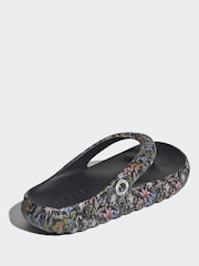 adidas Black Adilette lumia Fip Flop - Image 5 of 10